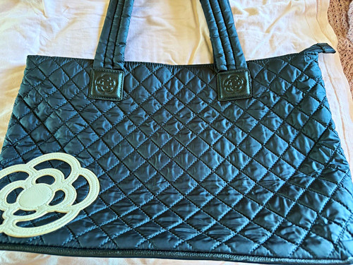 Clothes black quilted nylon - black,
