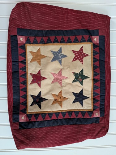Vintage quilted patchwork - quilted,