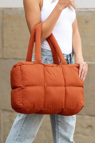 Daphne puffer tote - daphne,