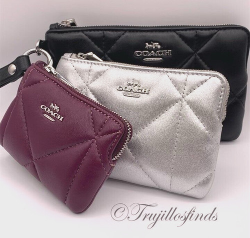 Coach corner zip wristlet - zip,